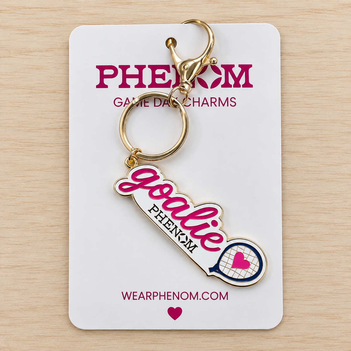 PHENOM Game Day Charms -GOALIE
