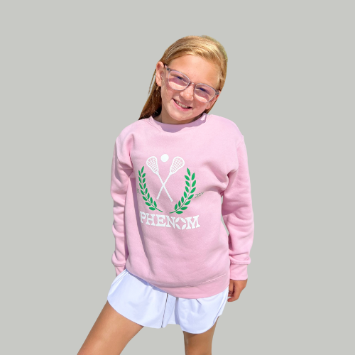 Youth LAX Crest Crewneck Sweatshirt