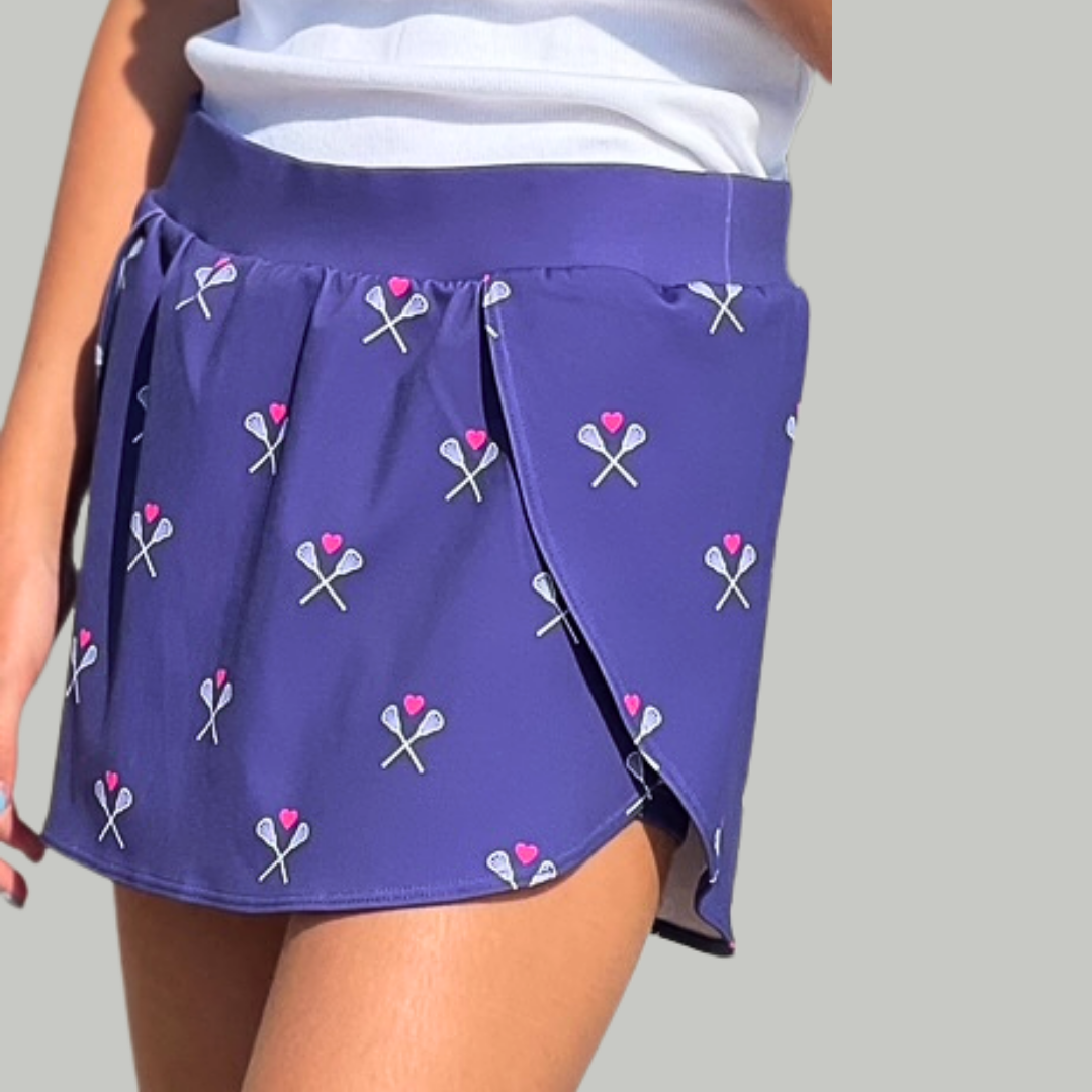 Youth HEART LAX Performance Skort