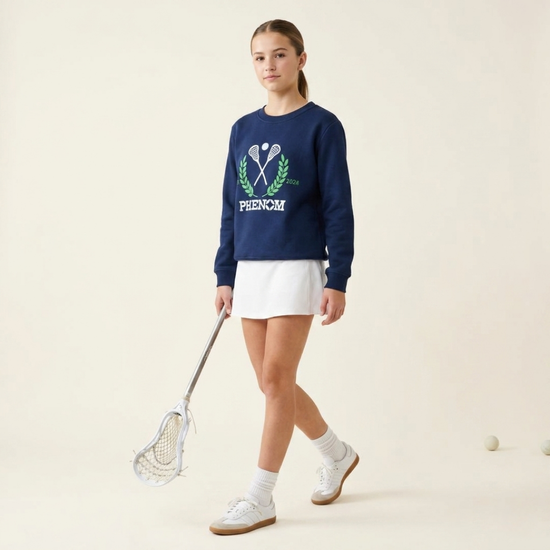 Youth LAX CREST Crewneck