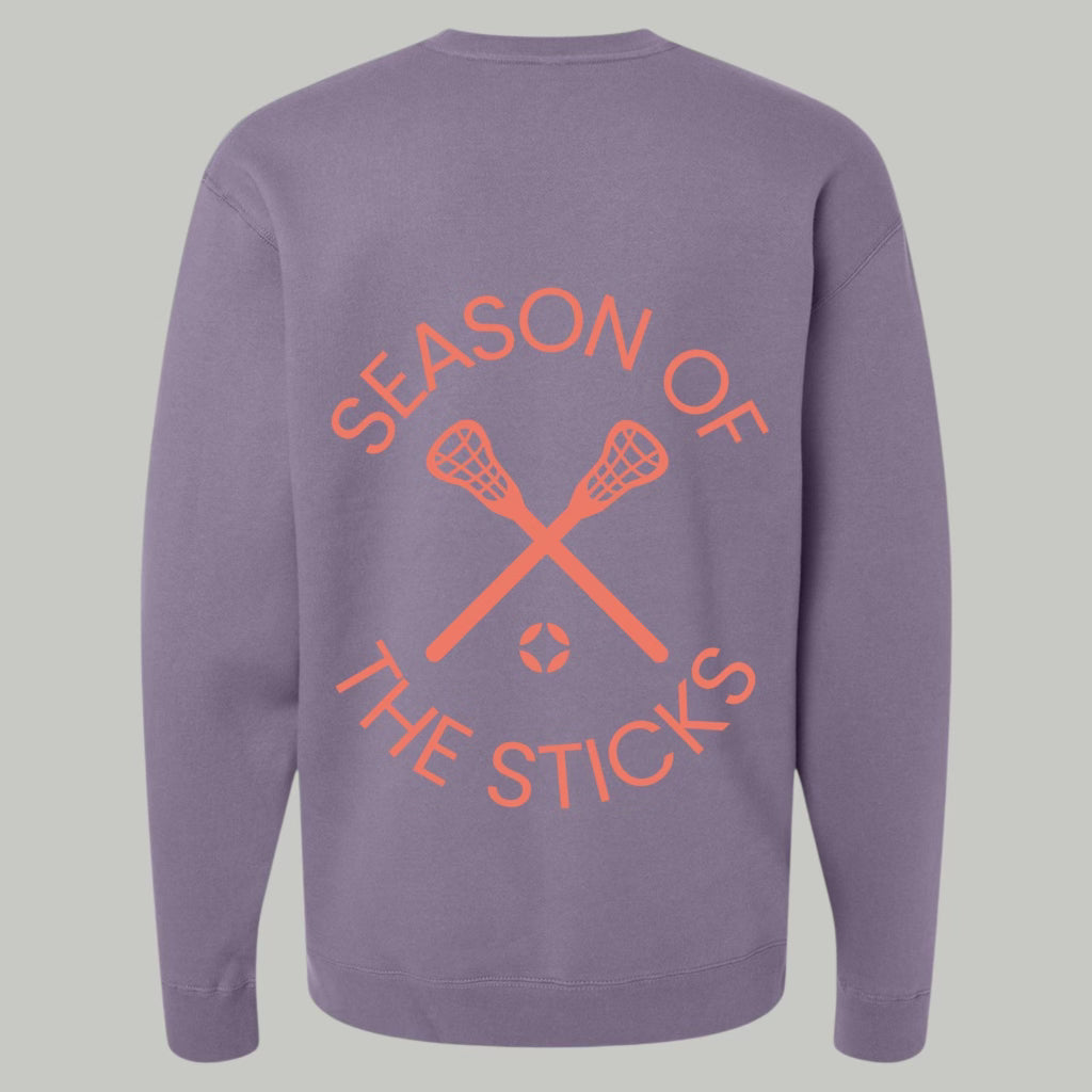 NEW COLOR! Women's LAX Heavyweight Crewneck Sweatshirt