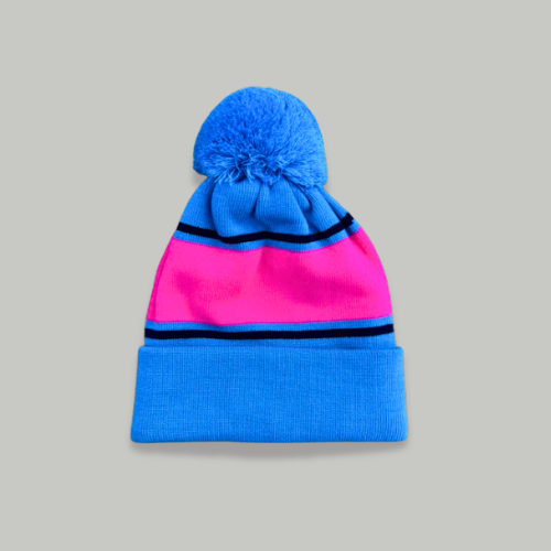 LAX GIRL POM POM KNIT BEANIE