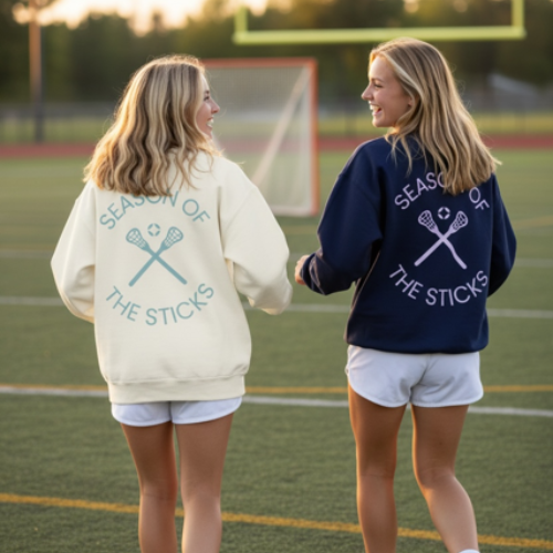 Season of the Sticks Lacrosse Crewneck Sweatshirt