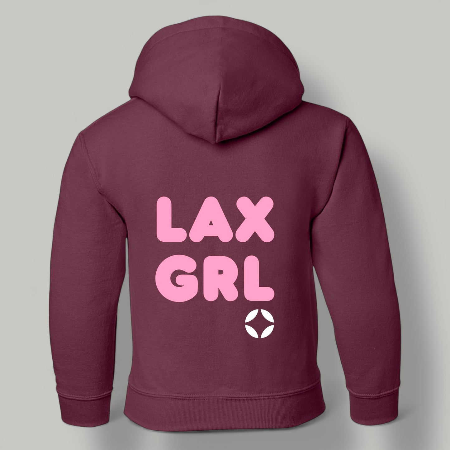 NEW COLOR! Youth LAX GRL Puff-Print Hoodie