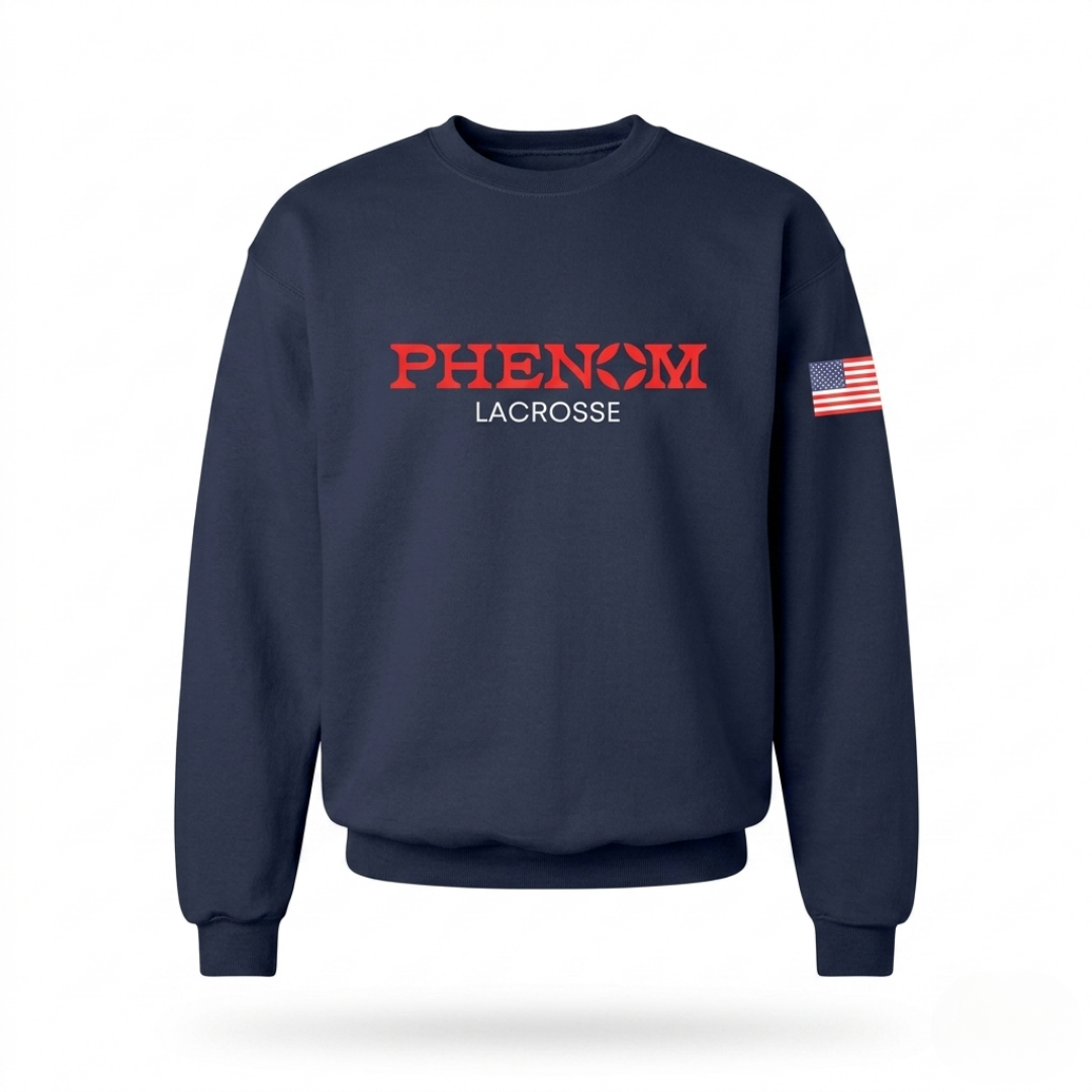 Season of the Sticks Lacrosse Crewneck Sweatshirt- HERITAGE COLLECTION