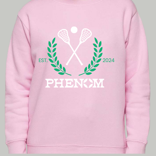 Youth LAX Crest Crewneck Sweatshirt