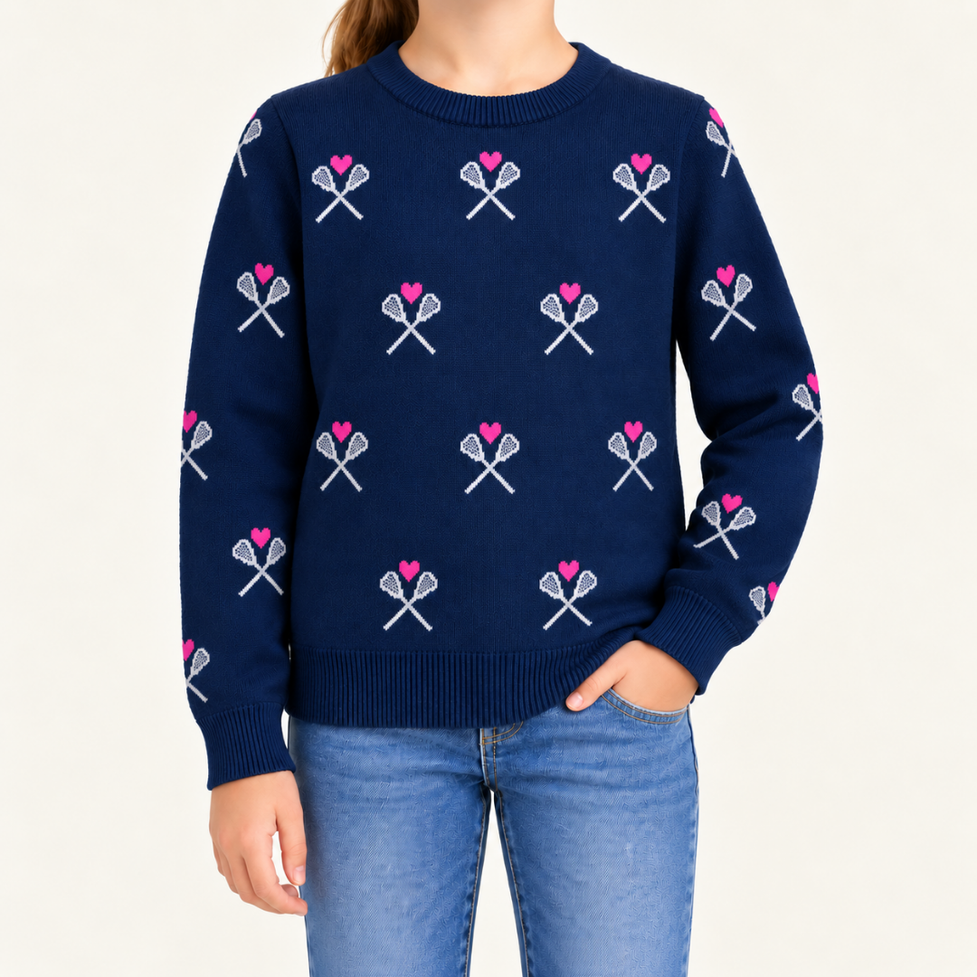 The (Junior) Varsity Collection- ALL HEART SWEATER