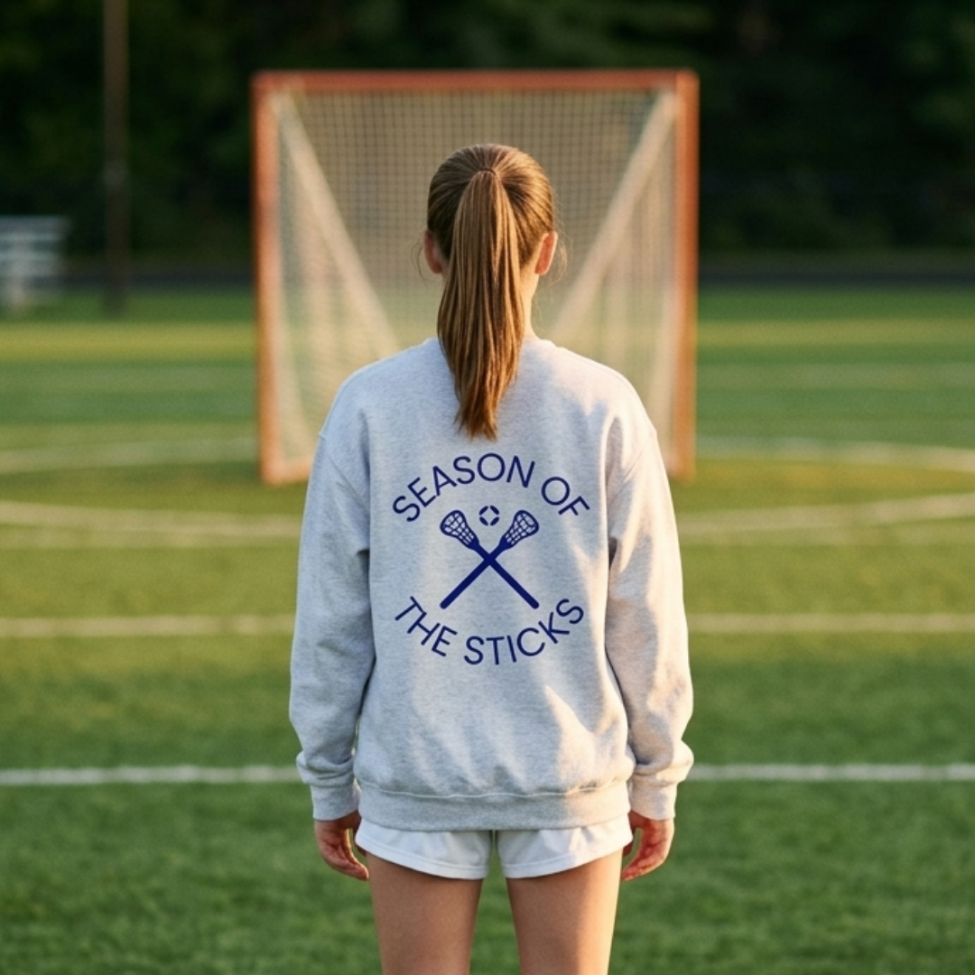 Season of the Sticks Lacrosse Crewneck Sweatshirt