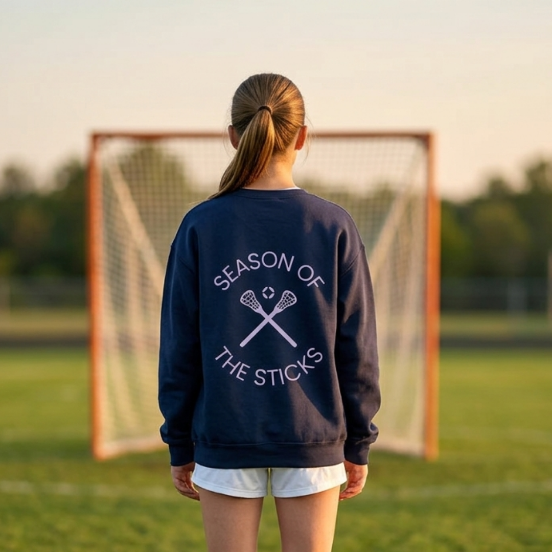 Season of the Sticks Lacrosse Crewneck Sweatshirt