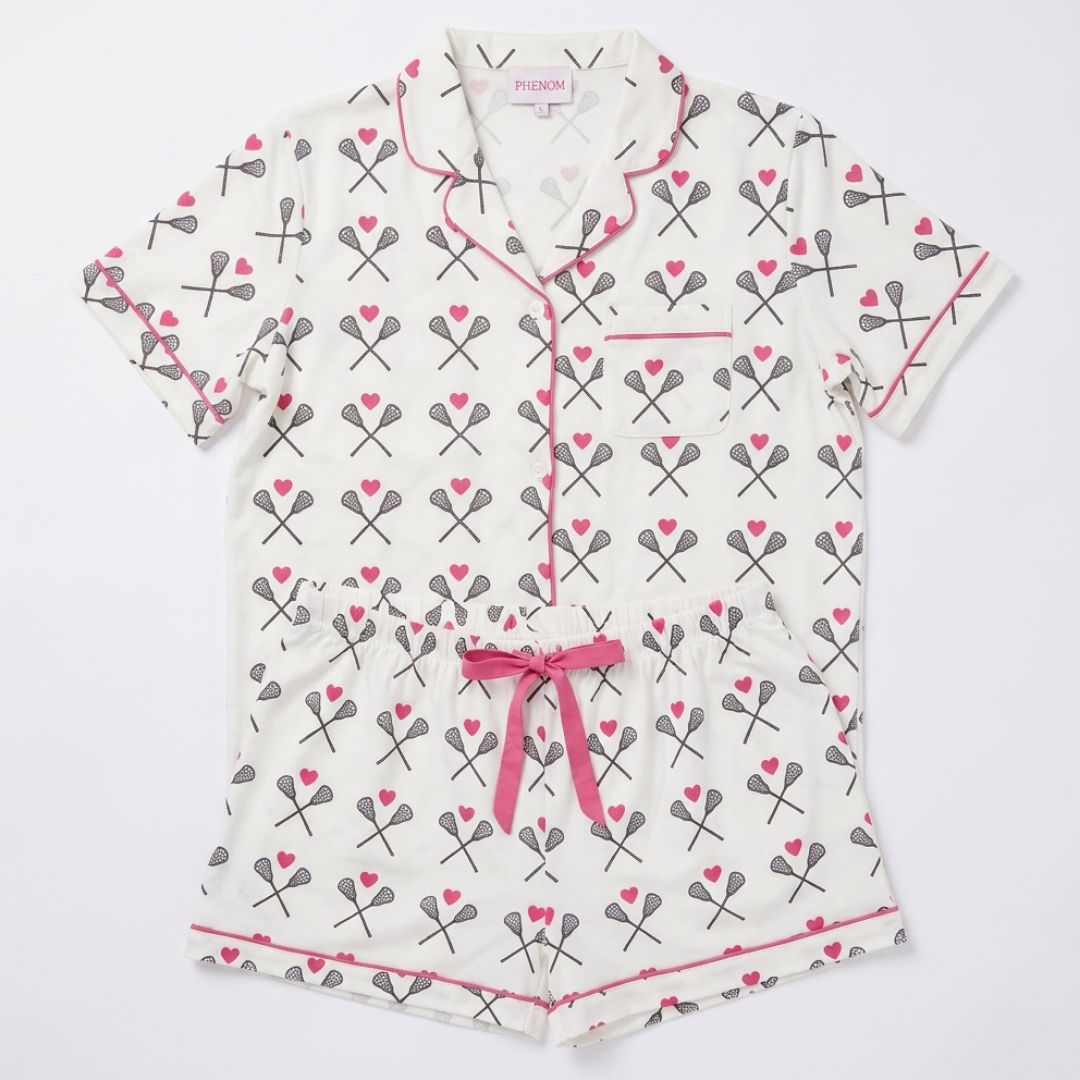 Women's Lacrosse Sleepwear Set- Midnight Navy