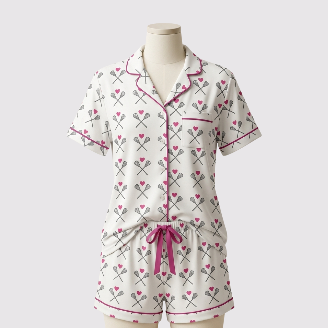 Women's Lacrosse Sleepwear Set- Midnight Navy
