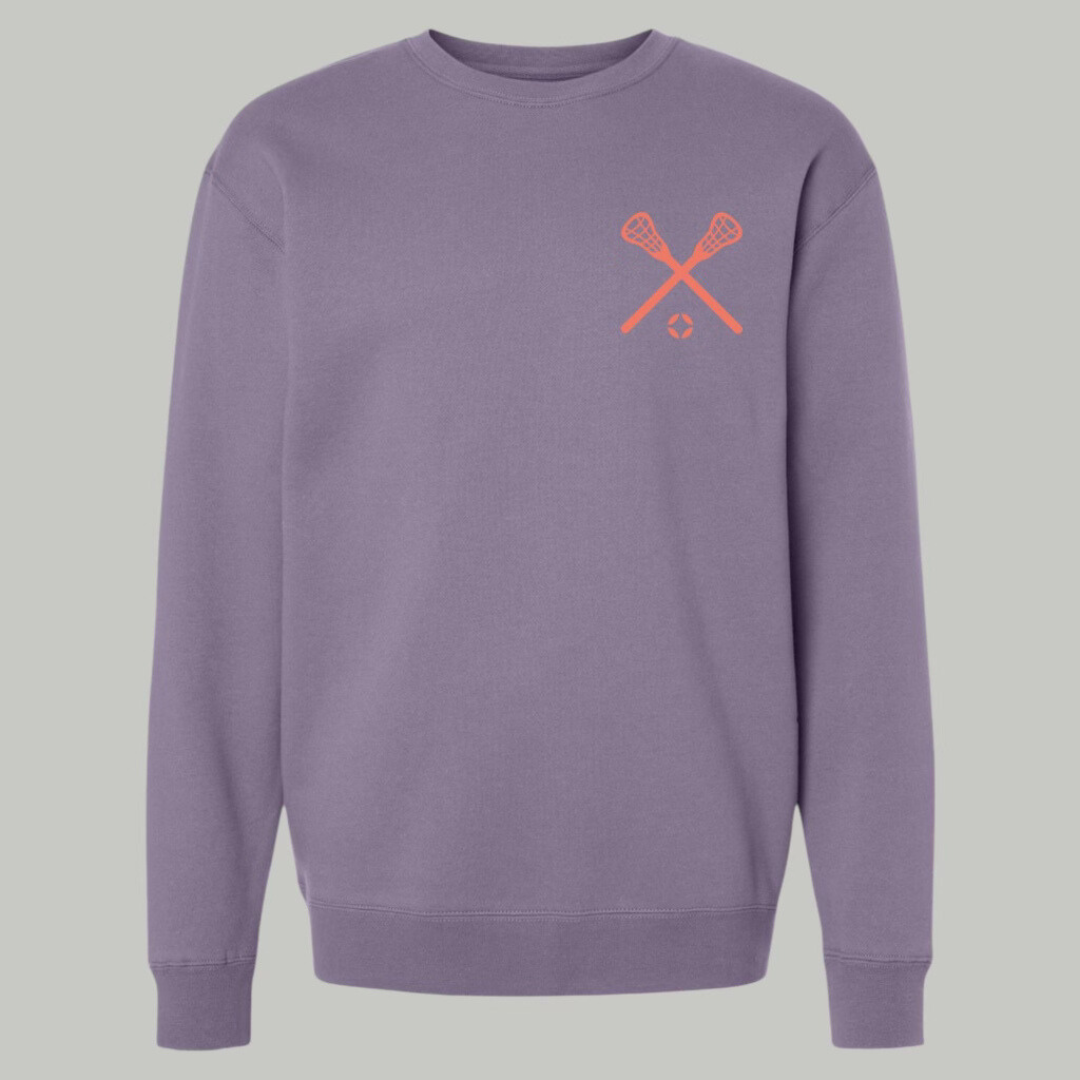 NEW COLOR! Women's LAX Heavyweight Crewneck Sweatshirt