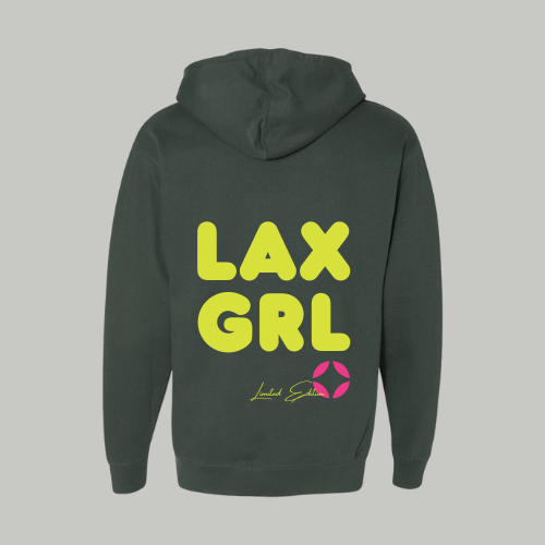 LIMITED EDITION- LAX GRL Puff Print Hoodie